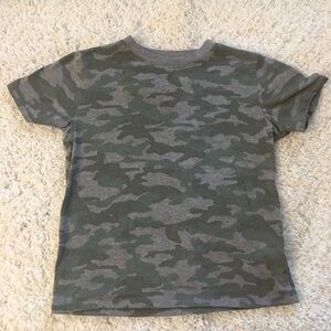Boys Cat & Jack Camouflage Short Sleeve Tee: Size 6/7